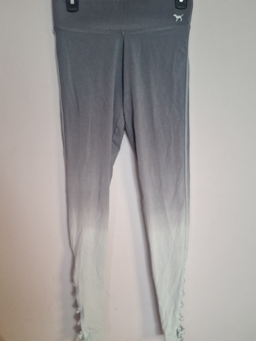 PINK Victoria's Secret Gray-to-White Ombre Leggings